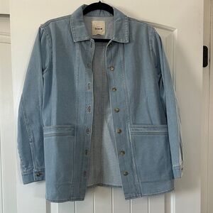 Sezane Light Blue Denim Jacket
